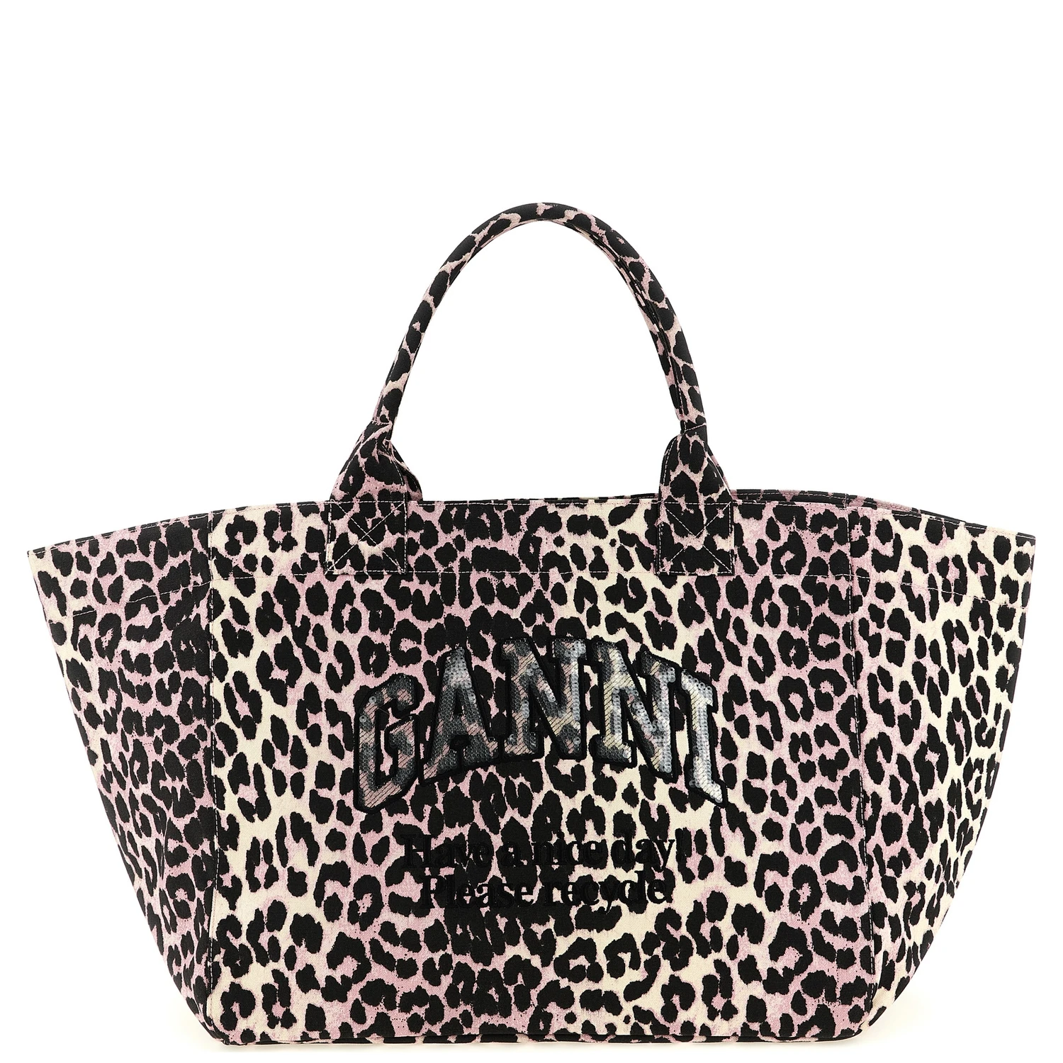 Multicolor Recycled Cotton Tote Bag