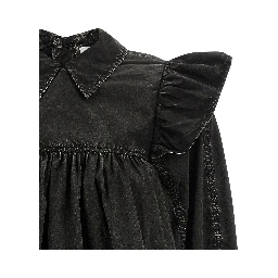 Black Organic Cotton Blouse
