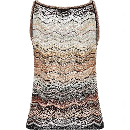 Multicolor Viscose Tank Tops