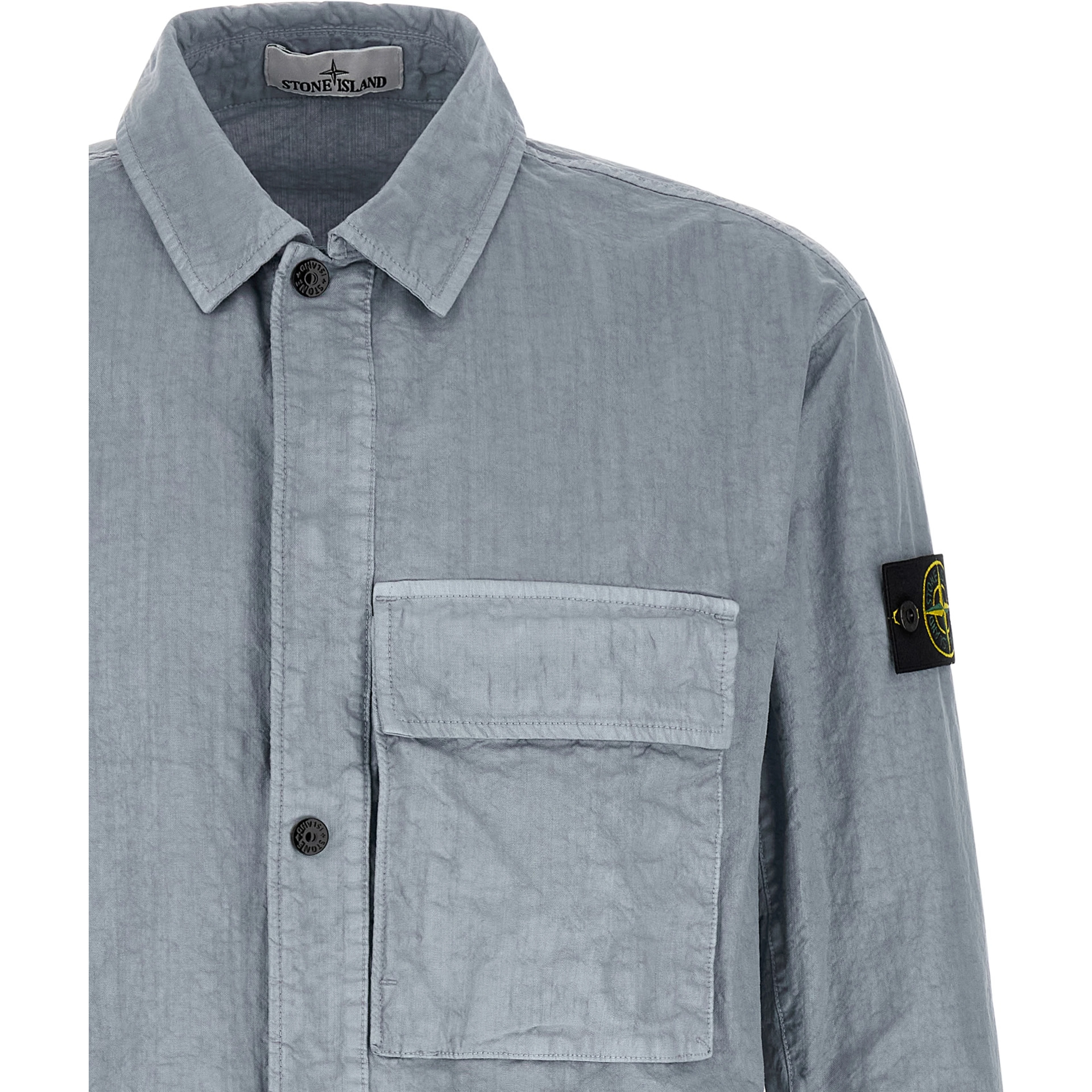 Blue Polyamide Blouse