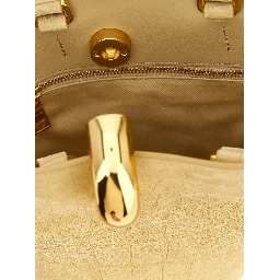Beige Calfskin Handbag