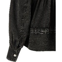 Black Organic Cotton Blouse
