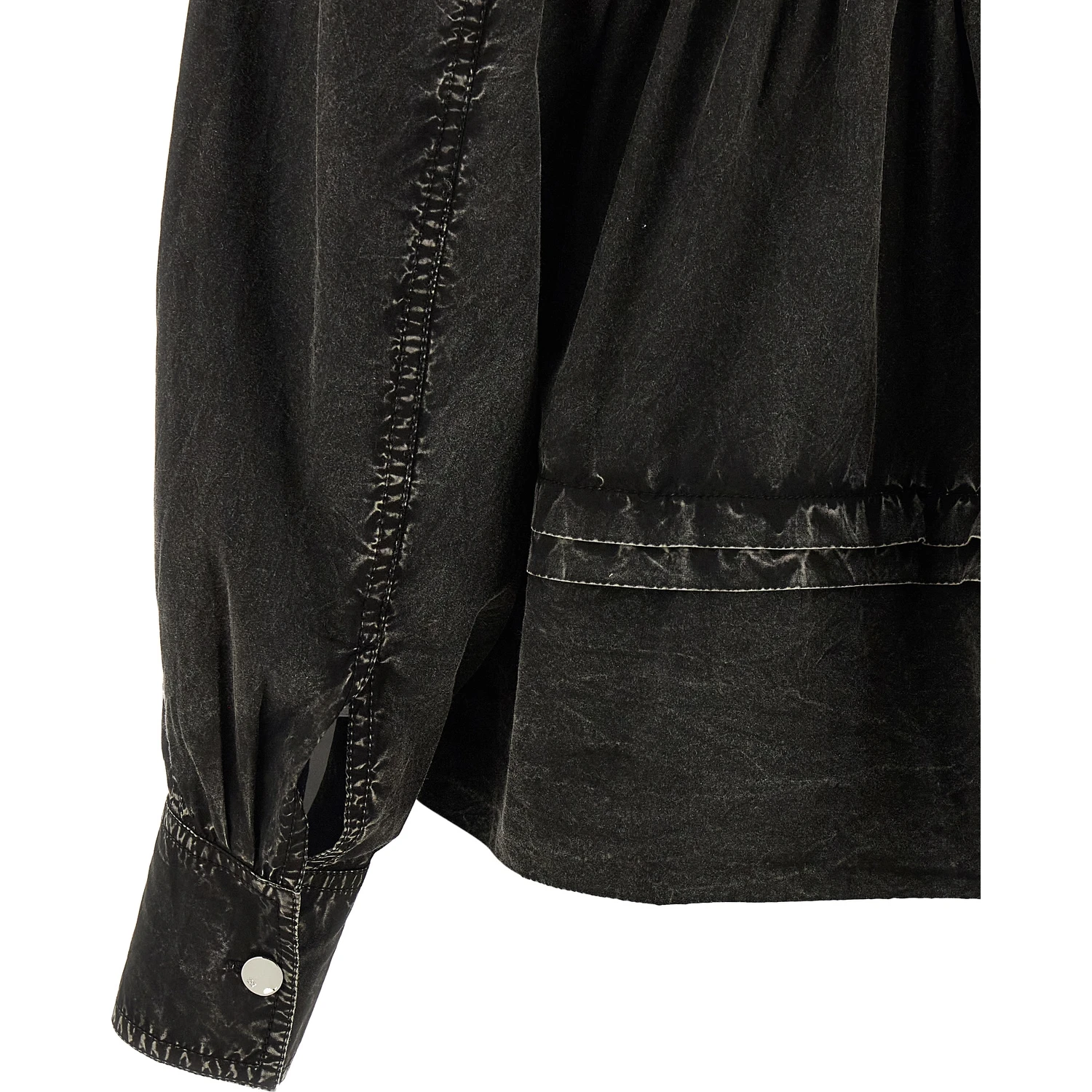 Black Organic Cotton Blouse