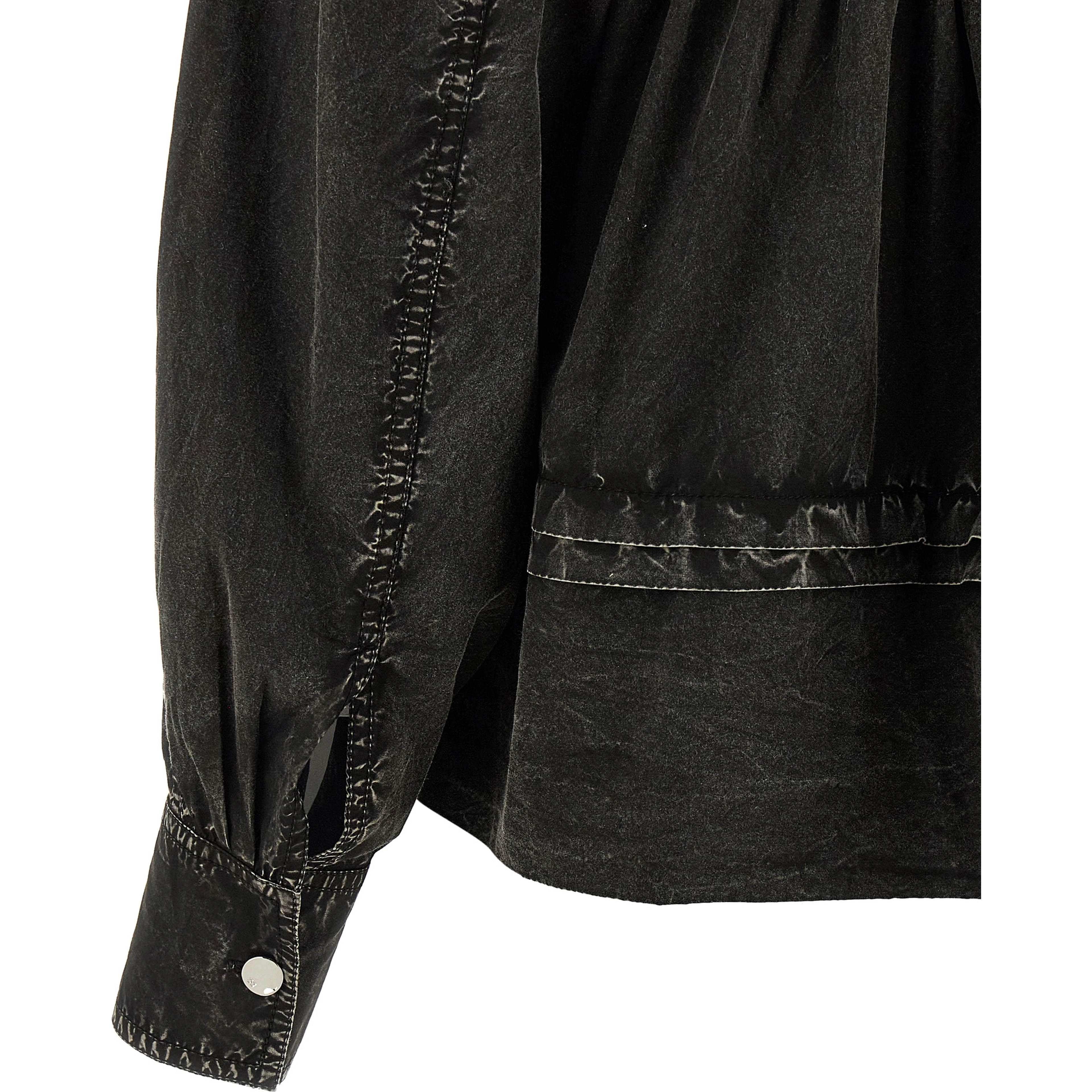 Black Organic Cotton Blouse