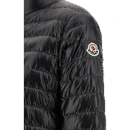 Black Polyamide Full-Length Jacket