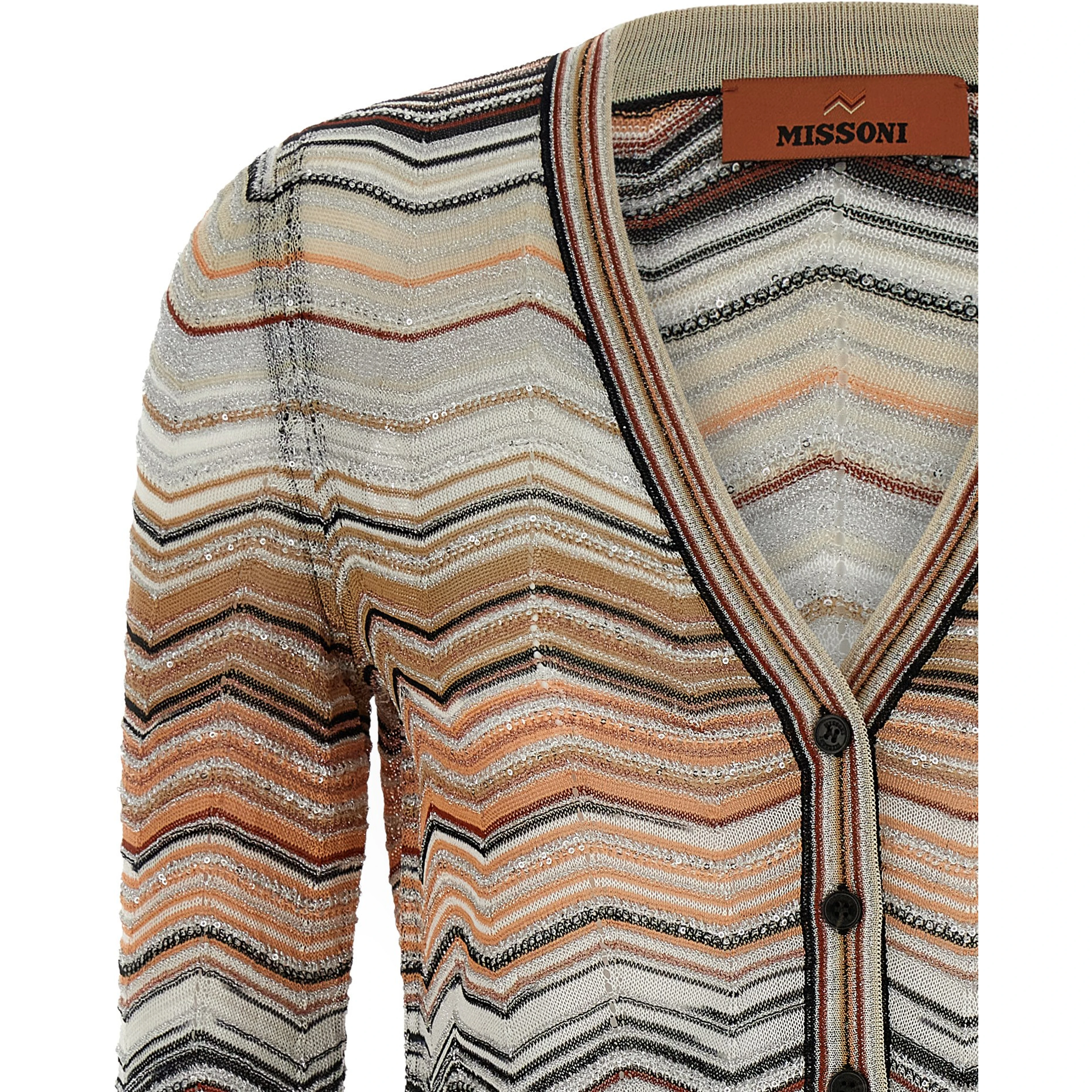 Brown Viscose Cardigan