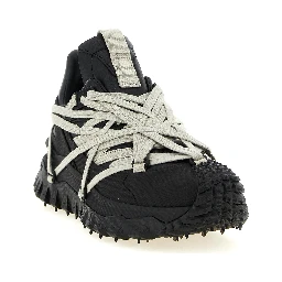 Black Cowhide Athletic Sneakers