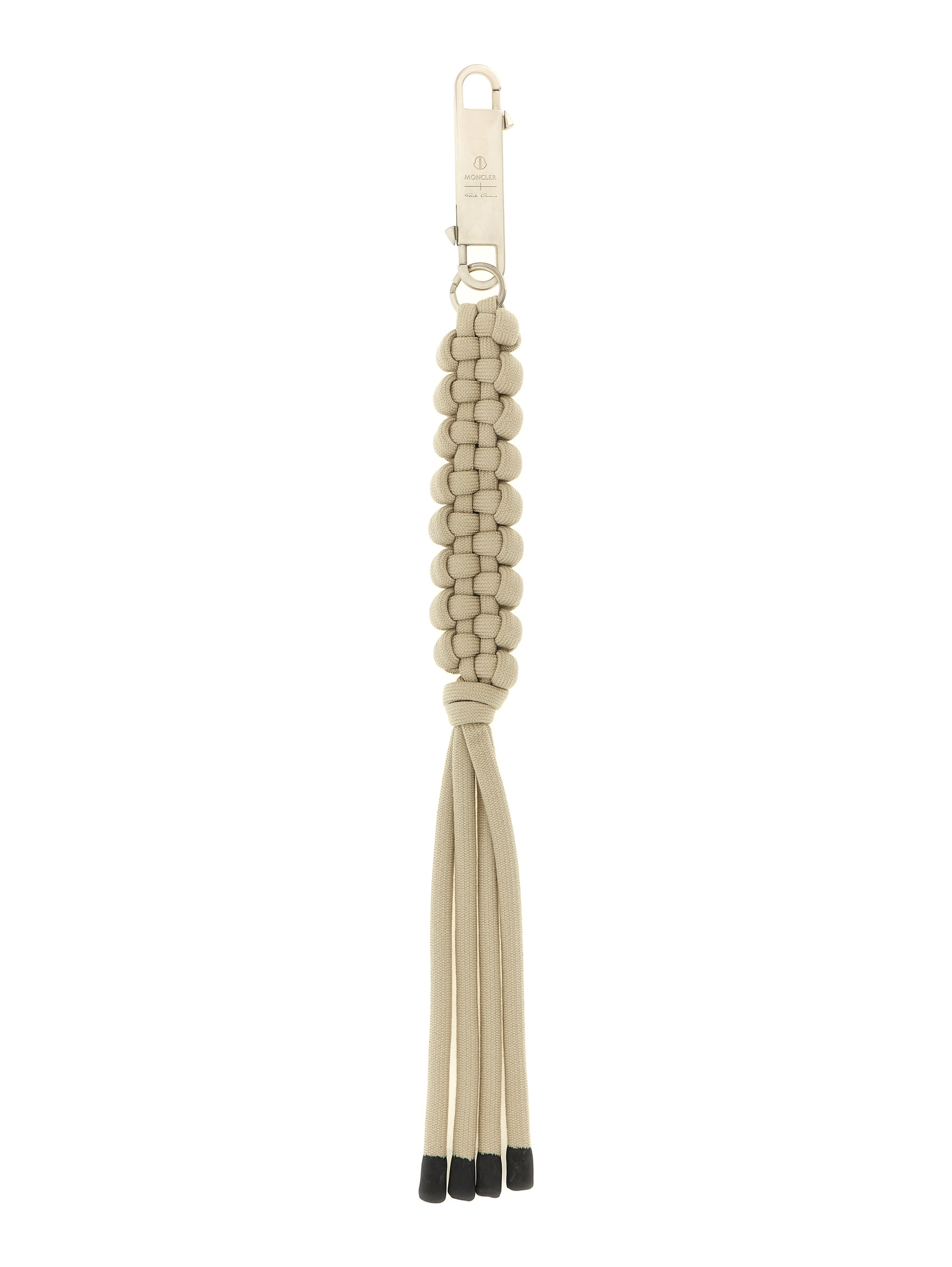 Gray Polyester Keychain