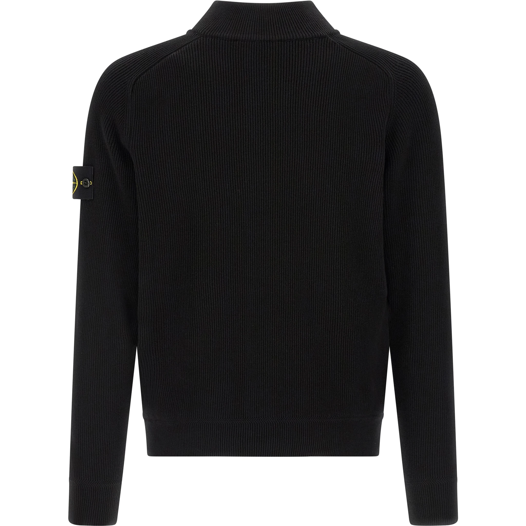 Black Cotton Cardigan