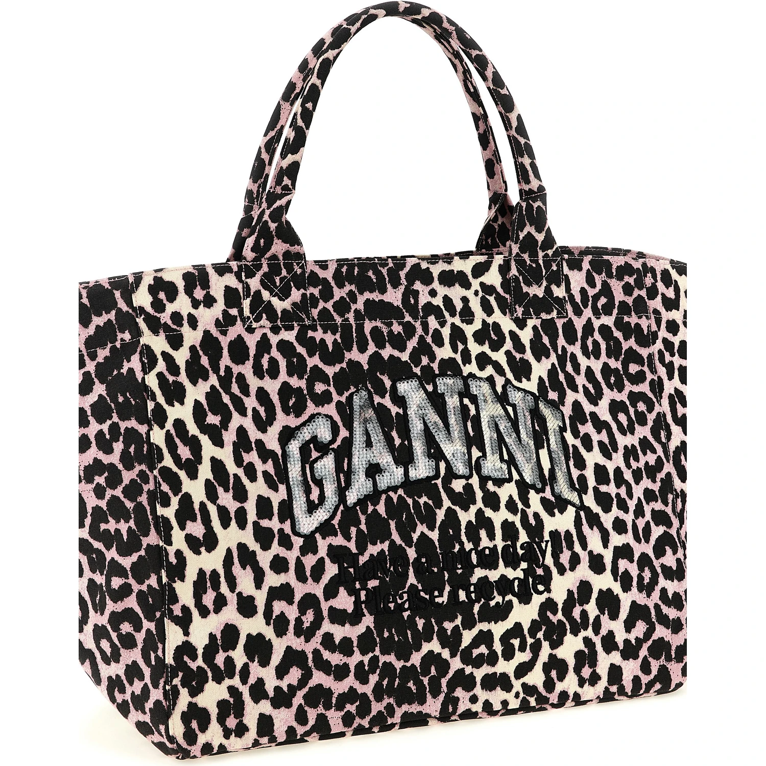 Multicolor Recycled Cotton Tote Bag