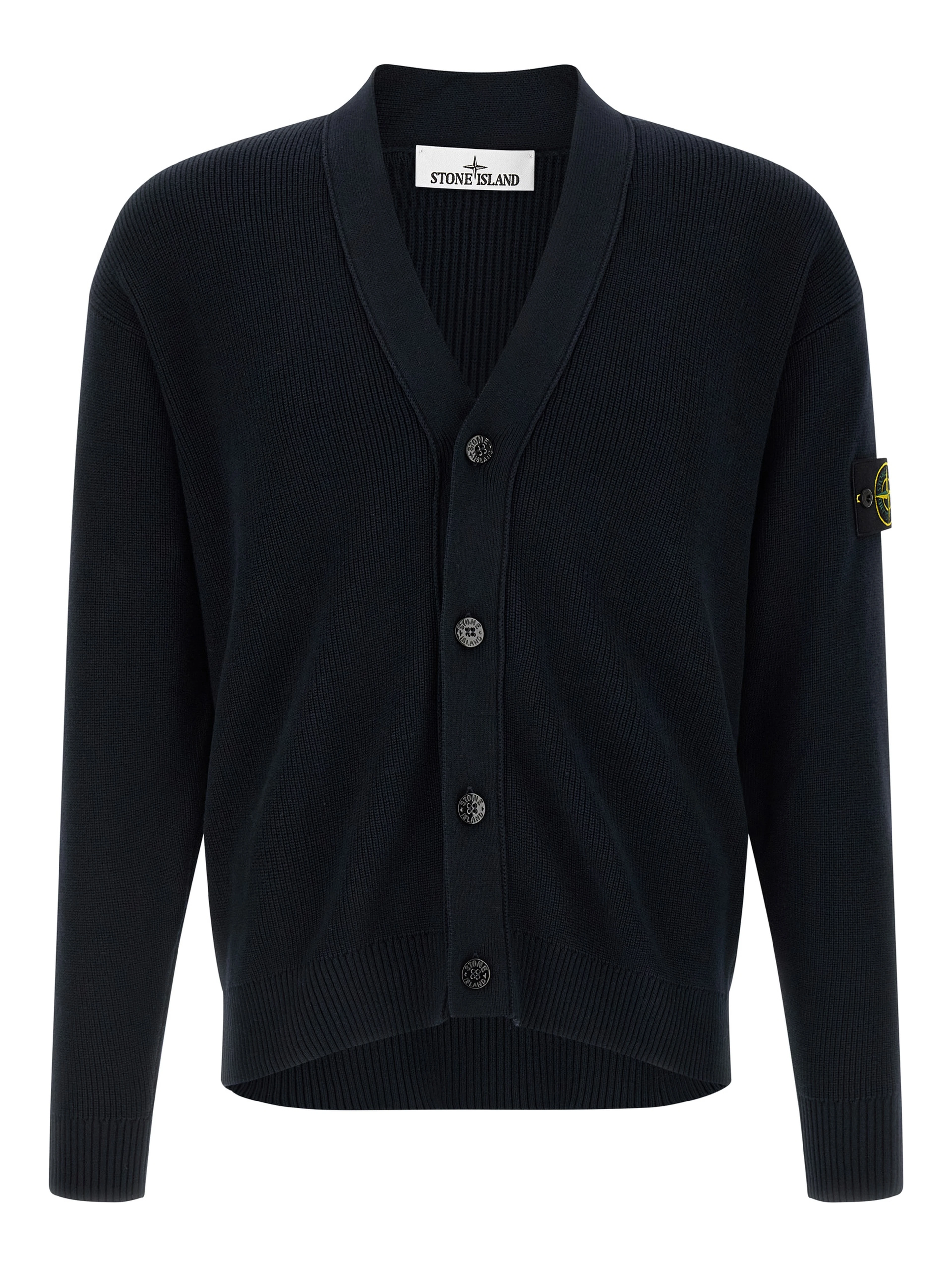 Blue Cotton Cardigan