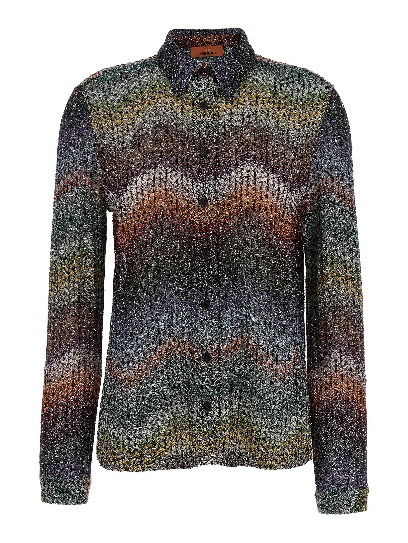 Multicolor Viscose Blouse