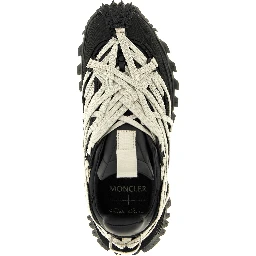 Black Cowhide Athletic Sneakers