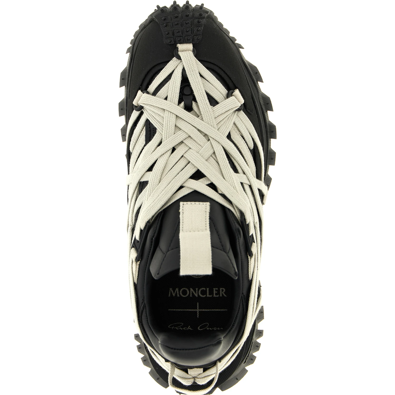 Black Cowhide Athletic Sneakers