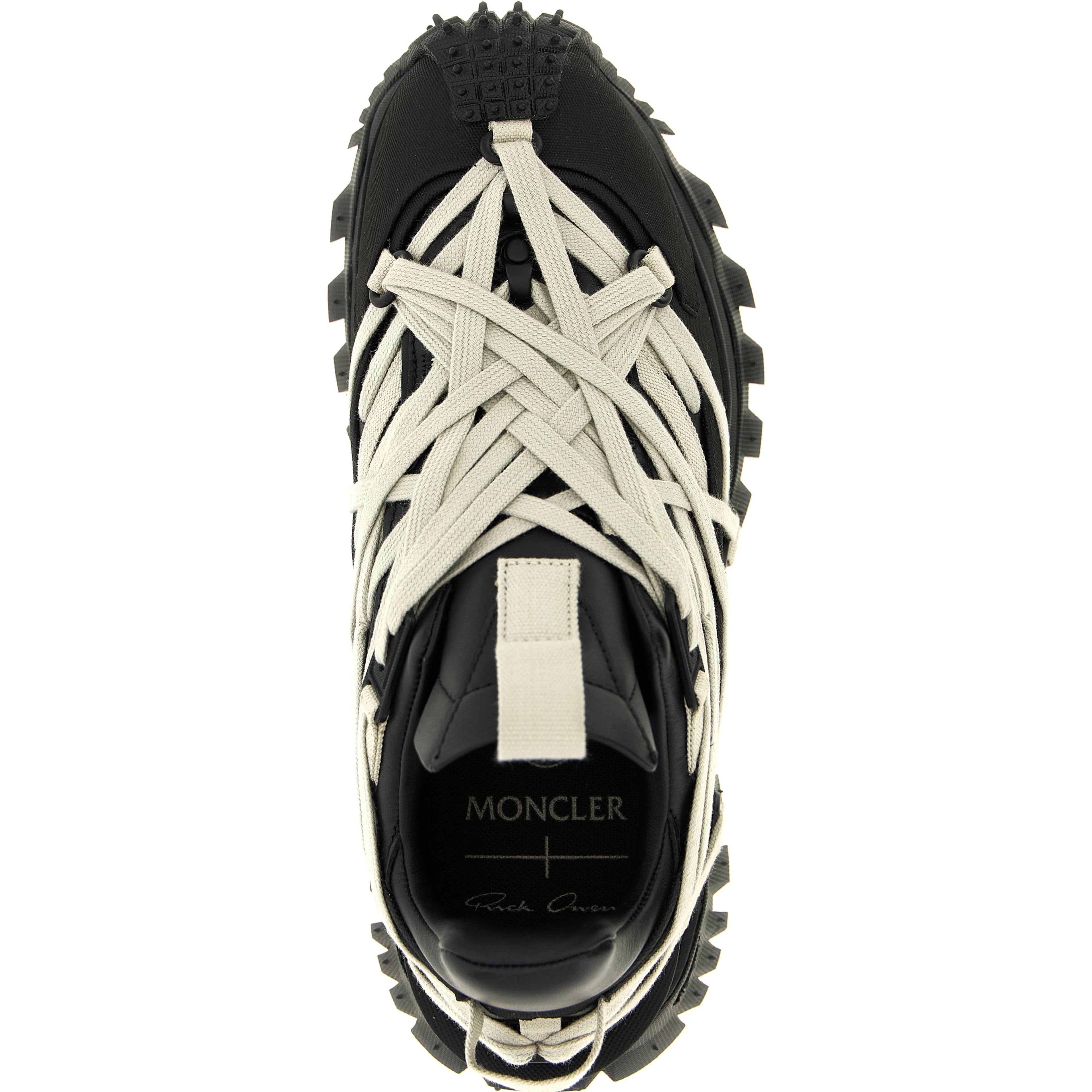 Black Cowhide Athletic Sneakers