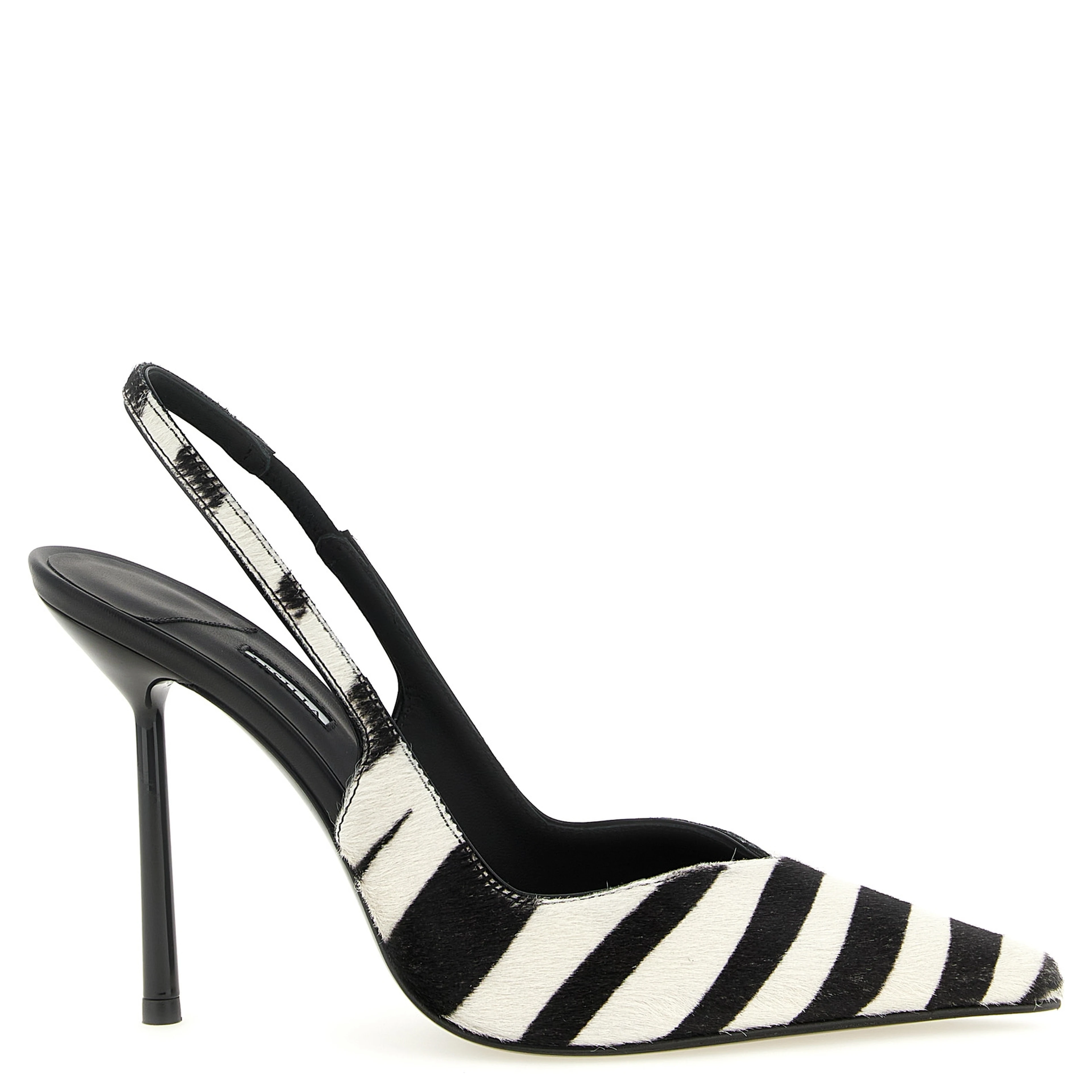 Bicolor Calfskin High Heel Pumps