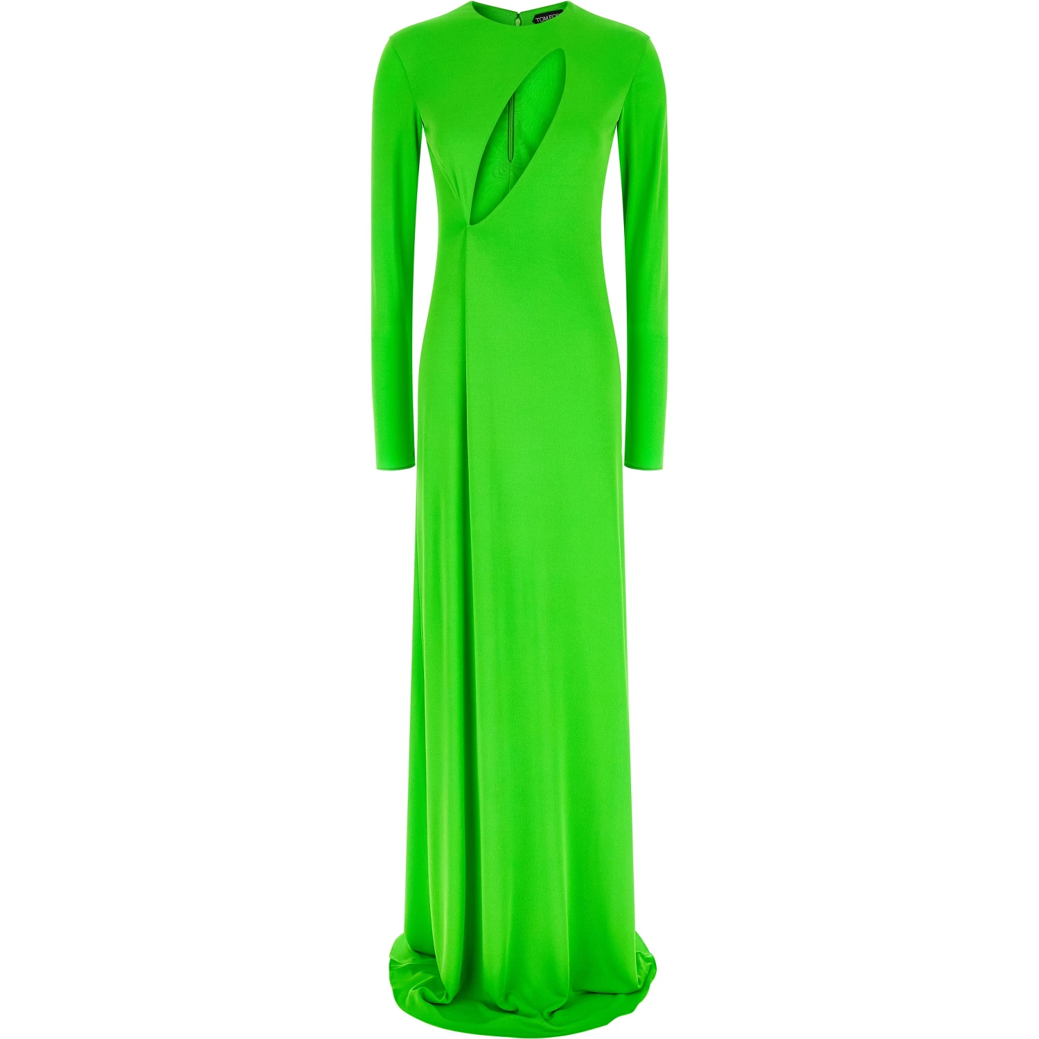 Bicolor Viscose Long Dress