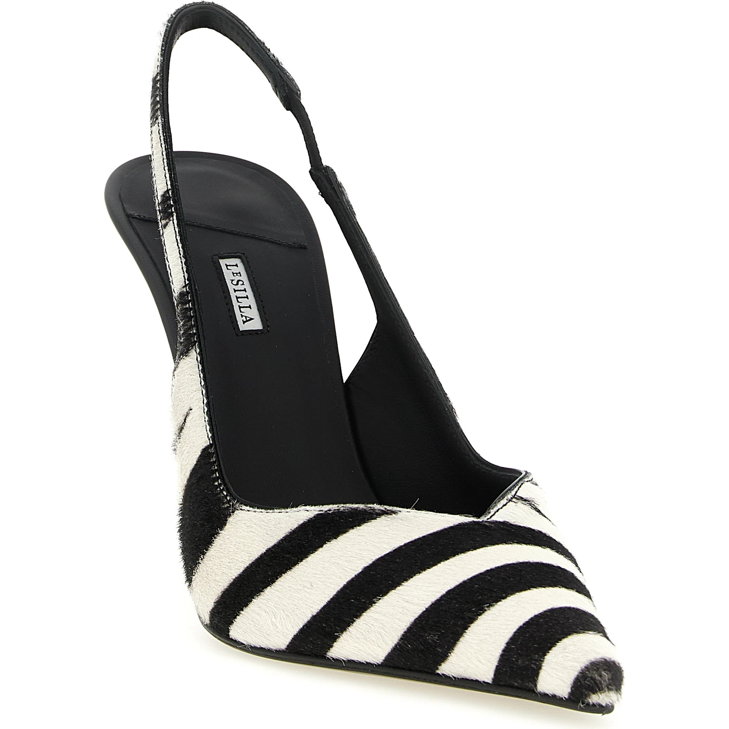 Bicolor Calfskin High Heel Pumps