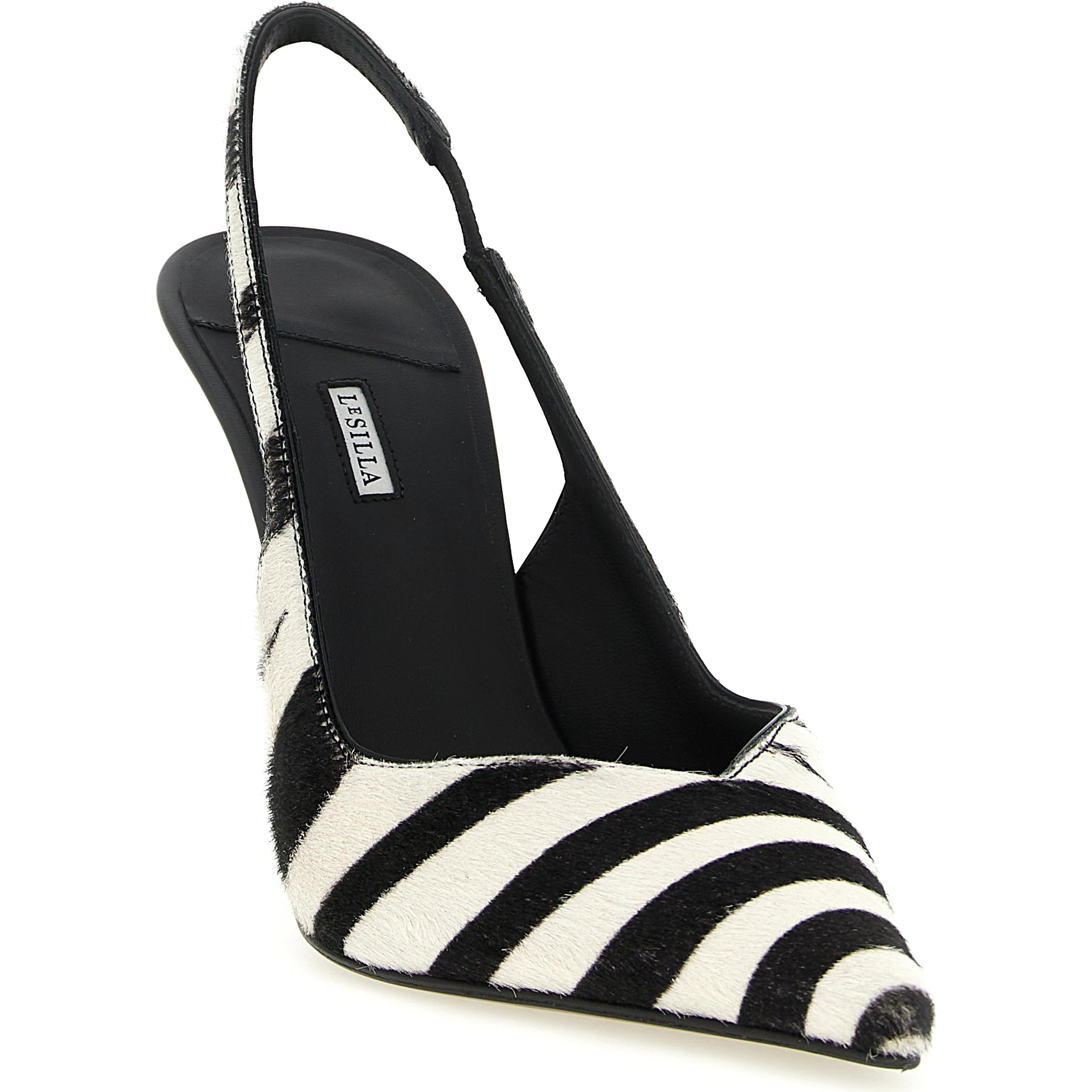 Bicolor Calfskin High Heel Pumps