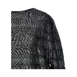 Black Polyester Sweatshirt