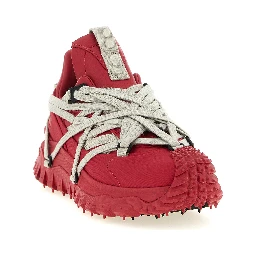 Multicolor Cowhide Athletic Sneakers