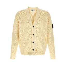 Beige Cotton Cardigan