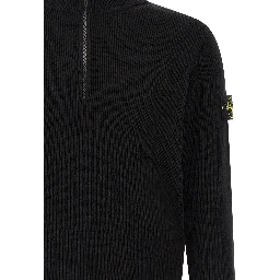 Black Cotton Cardigan