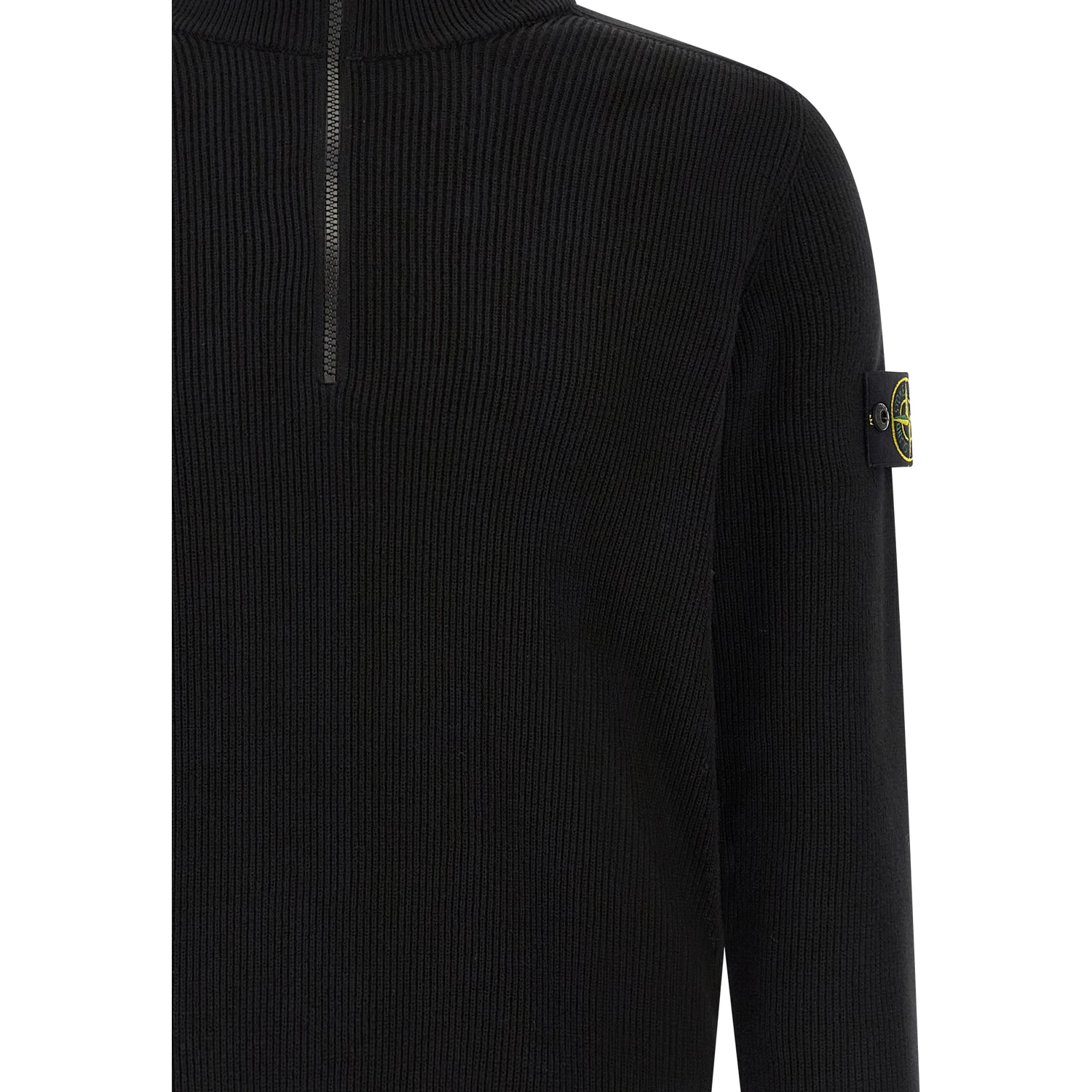 Black Cotton Cardigan