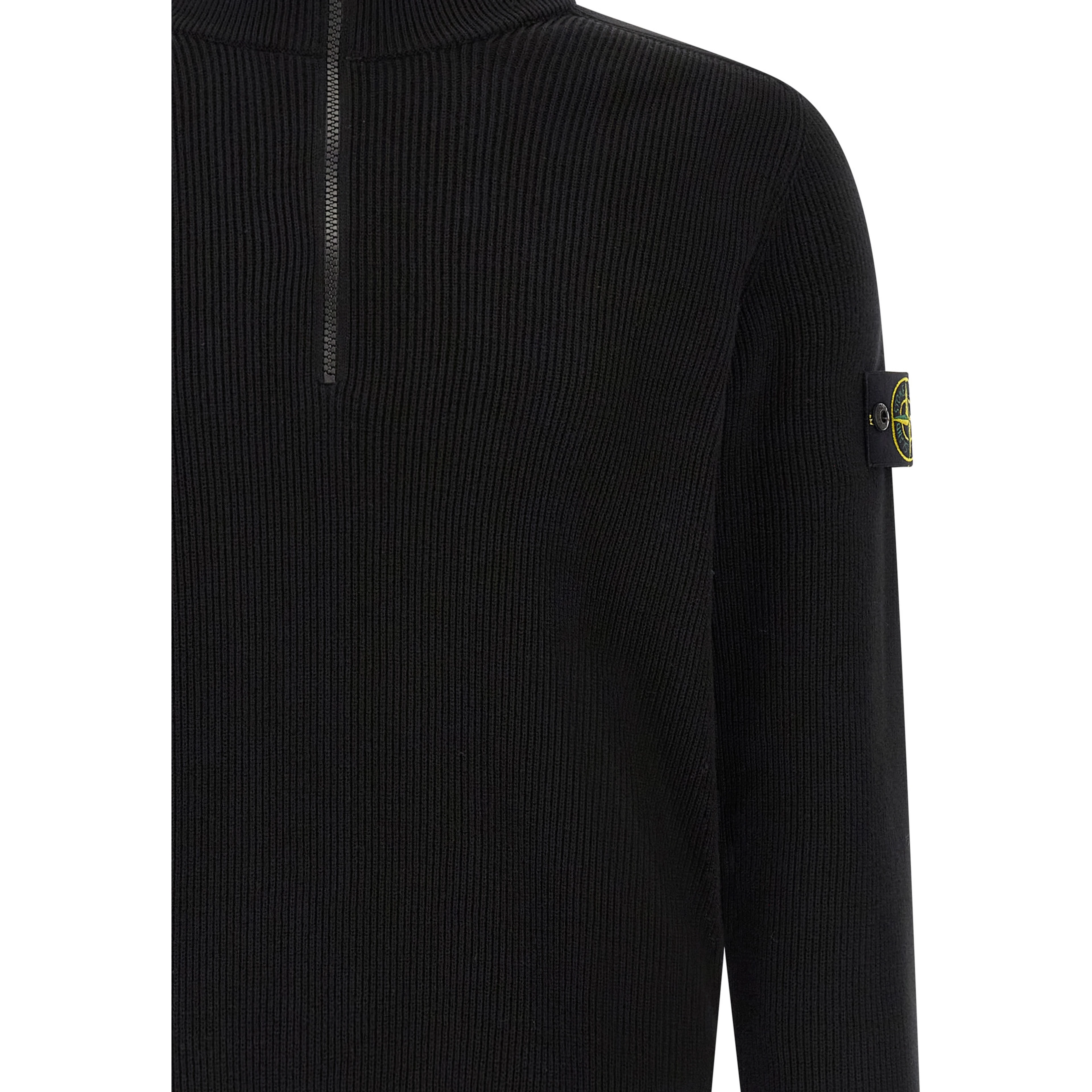 Black Cotton Cardigan