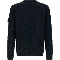 Blue Cotton Cardigan