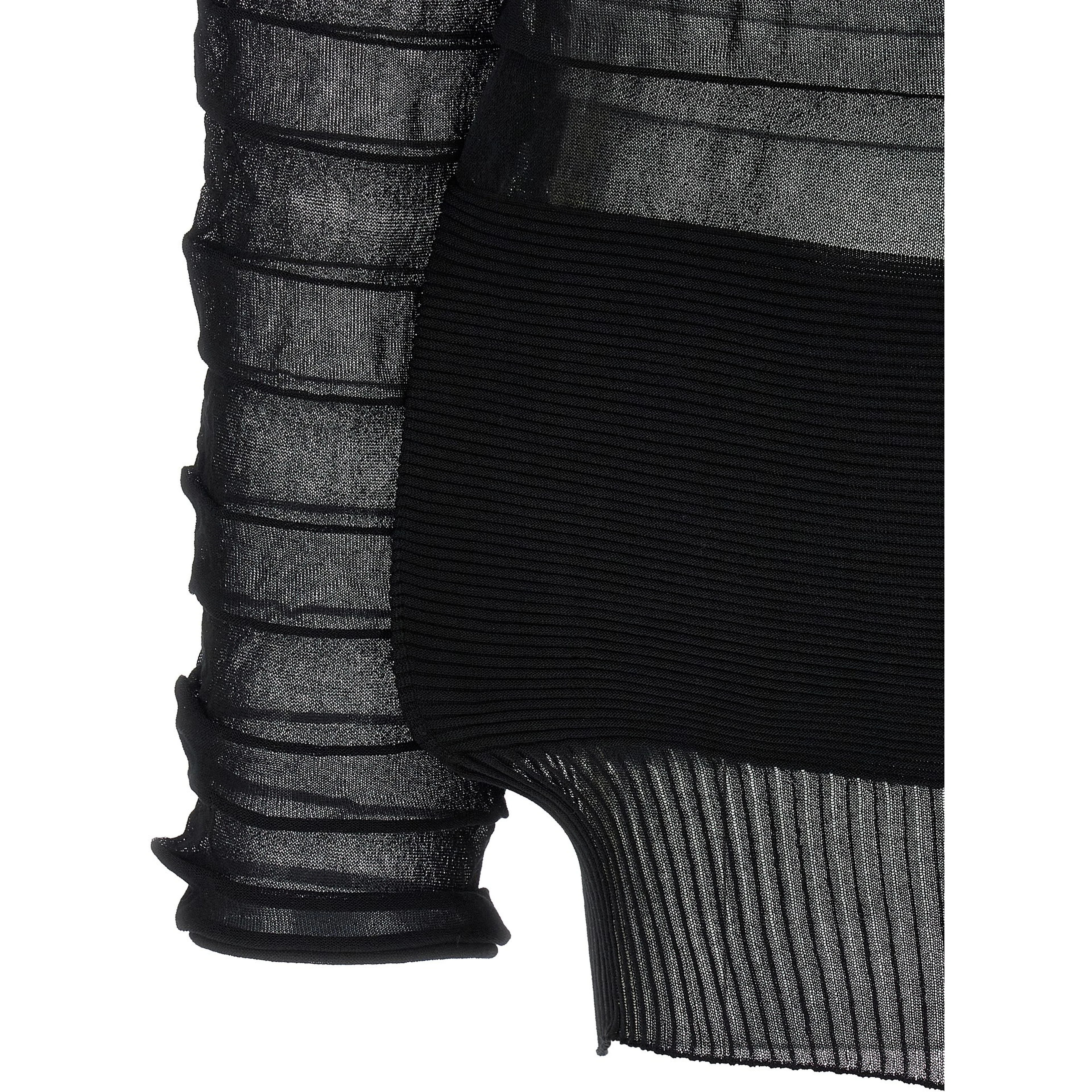 Black Polyester Sweatshirt