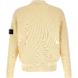 Beige Cotton Cardigan