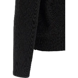 Black Cotton Cardigan