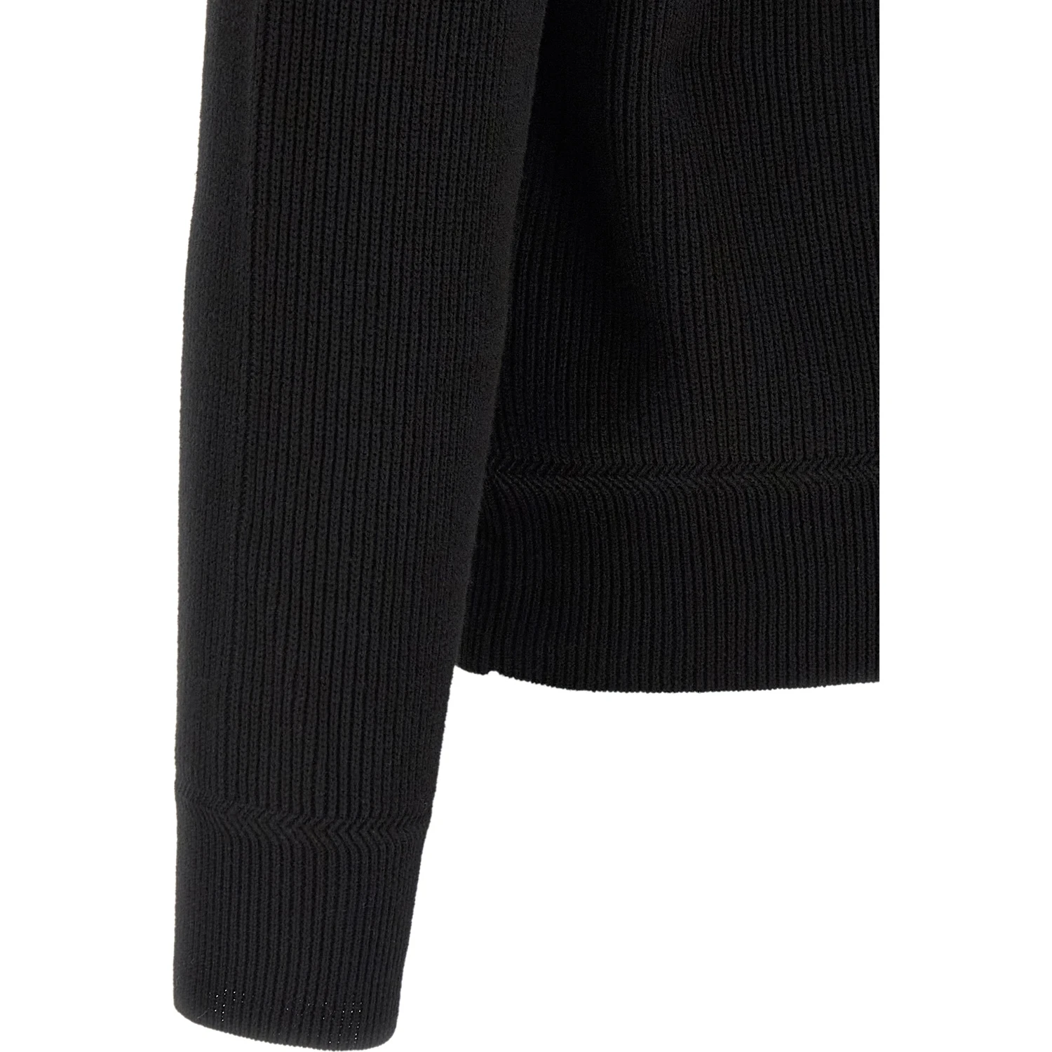 Black Cotton Cardigan