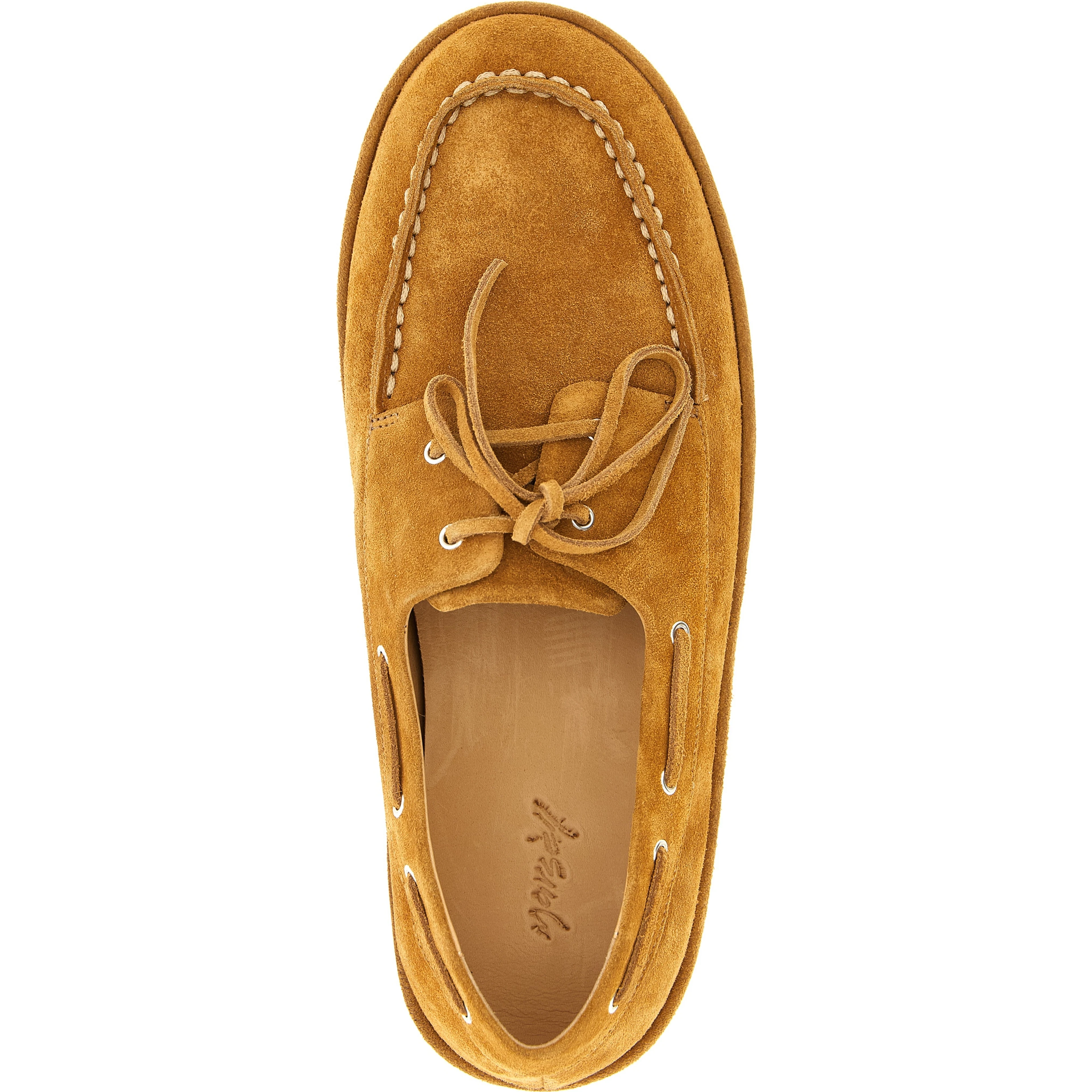 Brown Calfskin Slip-On Loafers