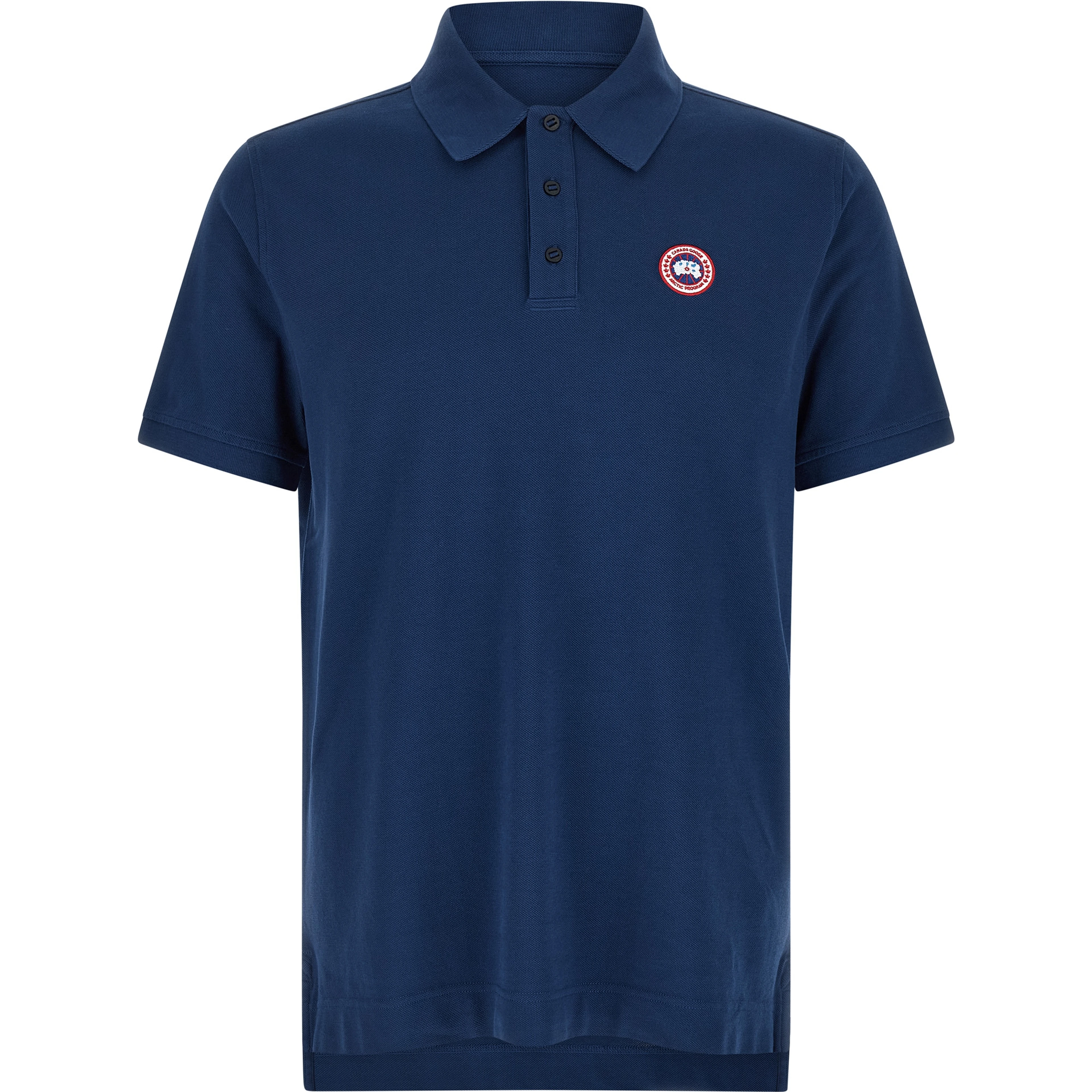 Blue Cotton Polo Shirt