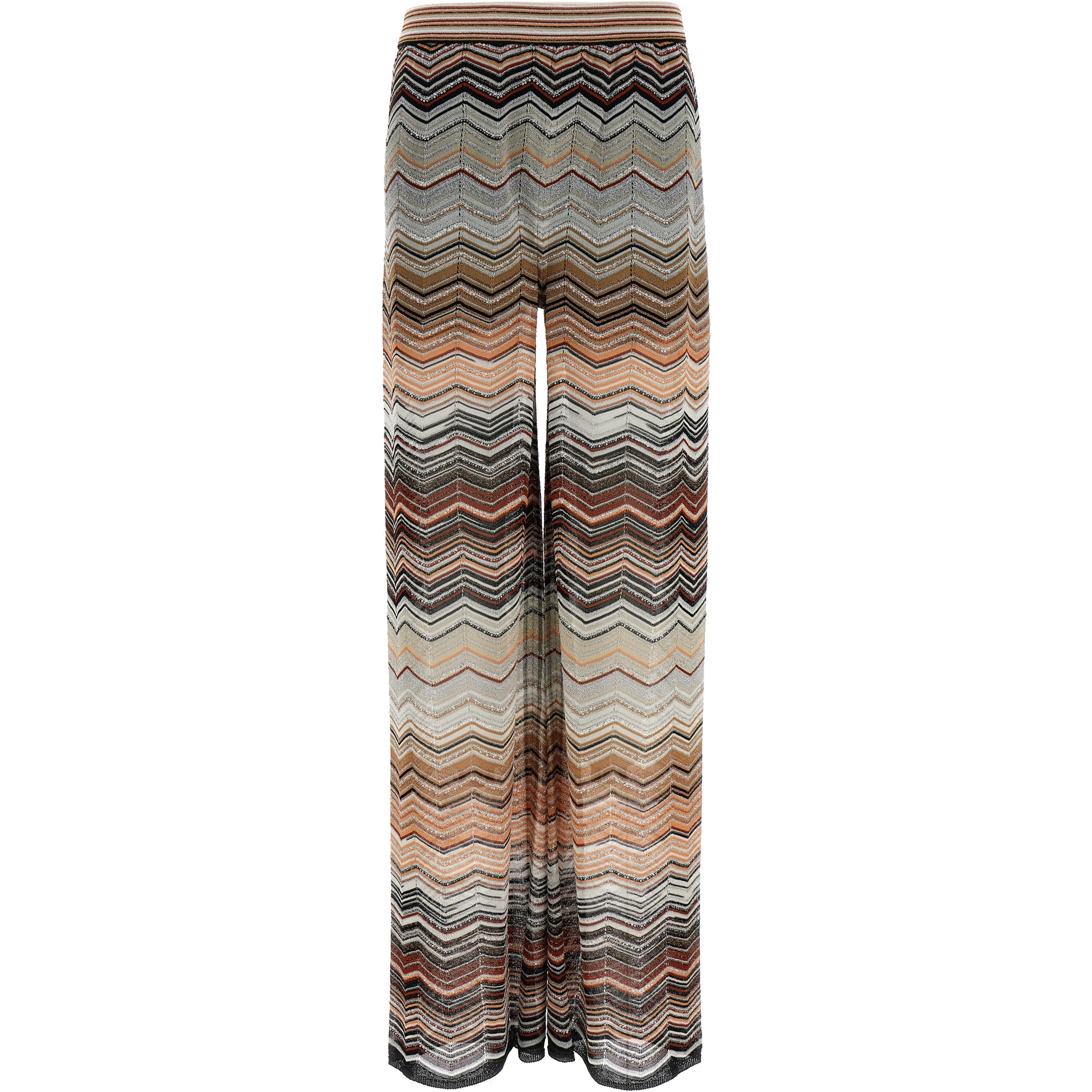Multicolor Viscose Casual Pants