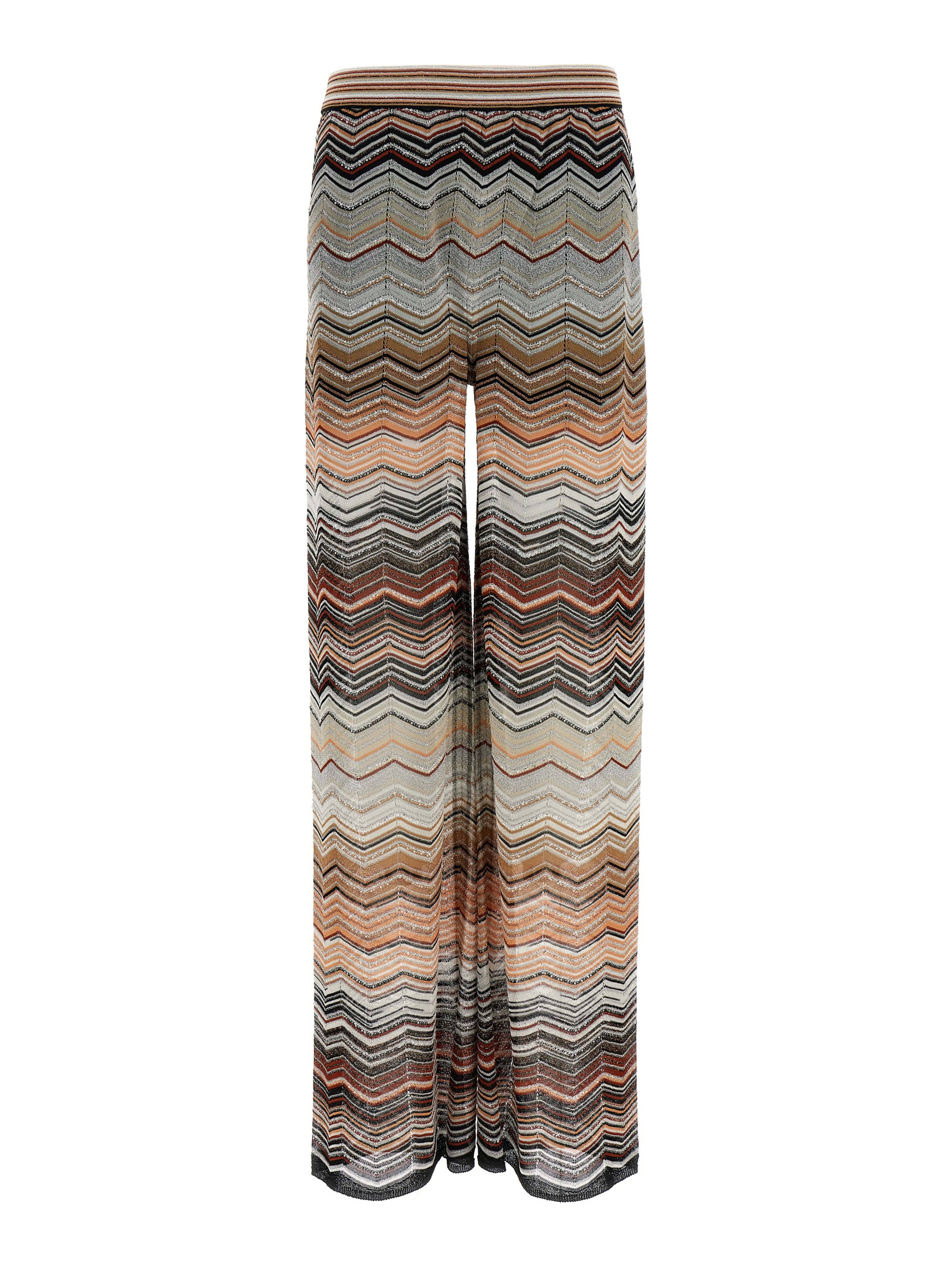 Multicolor Viscose Casual Pants
