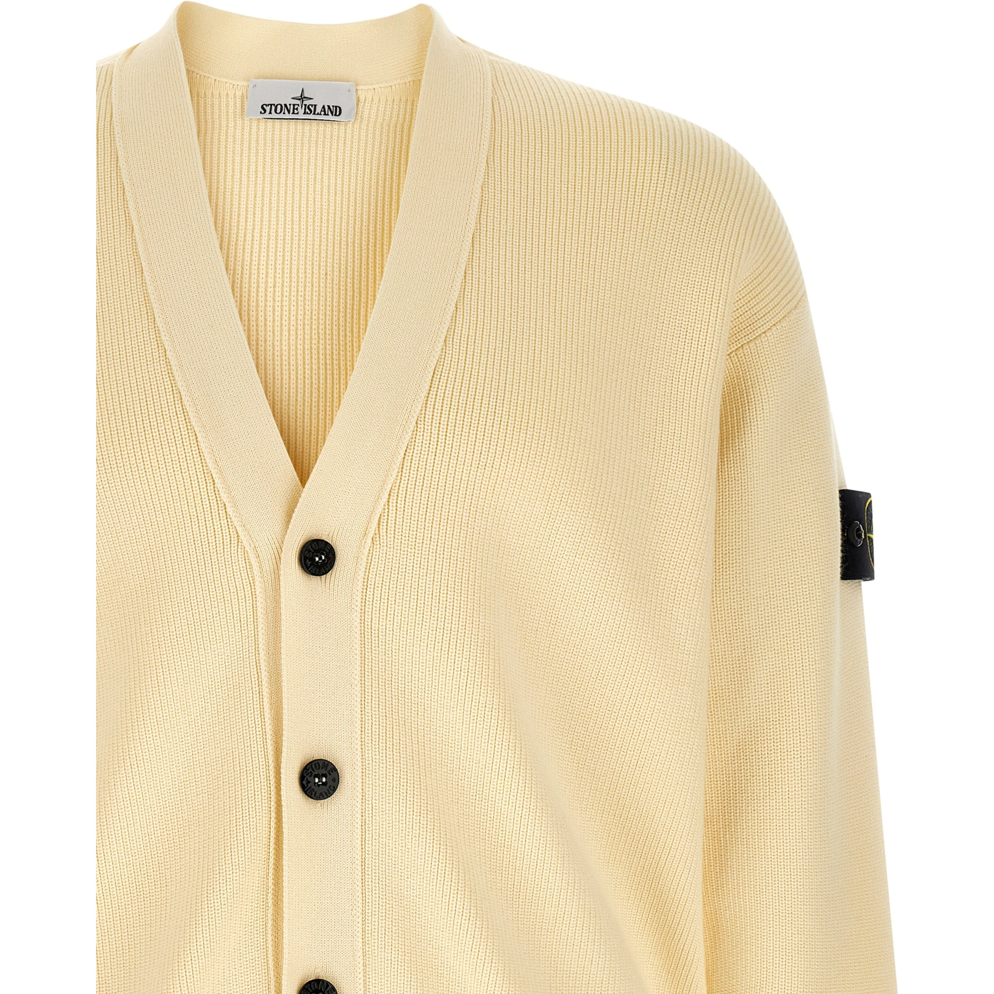 Beige Cotton Cardigan
