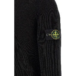 Black Cotton Cardigan