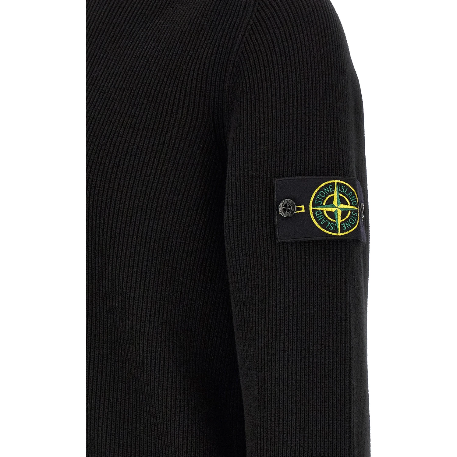 Black Cotton Cardigan