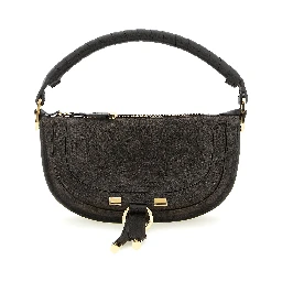 Brown Calfskin Shoulder Bag