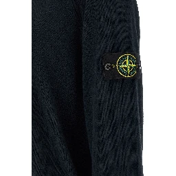 Blue Cotton Cardigan