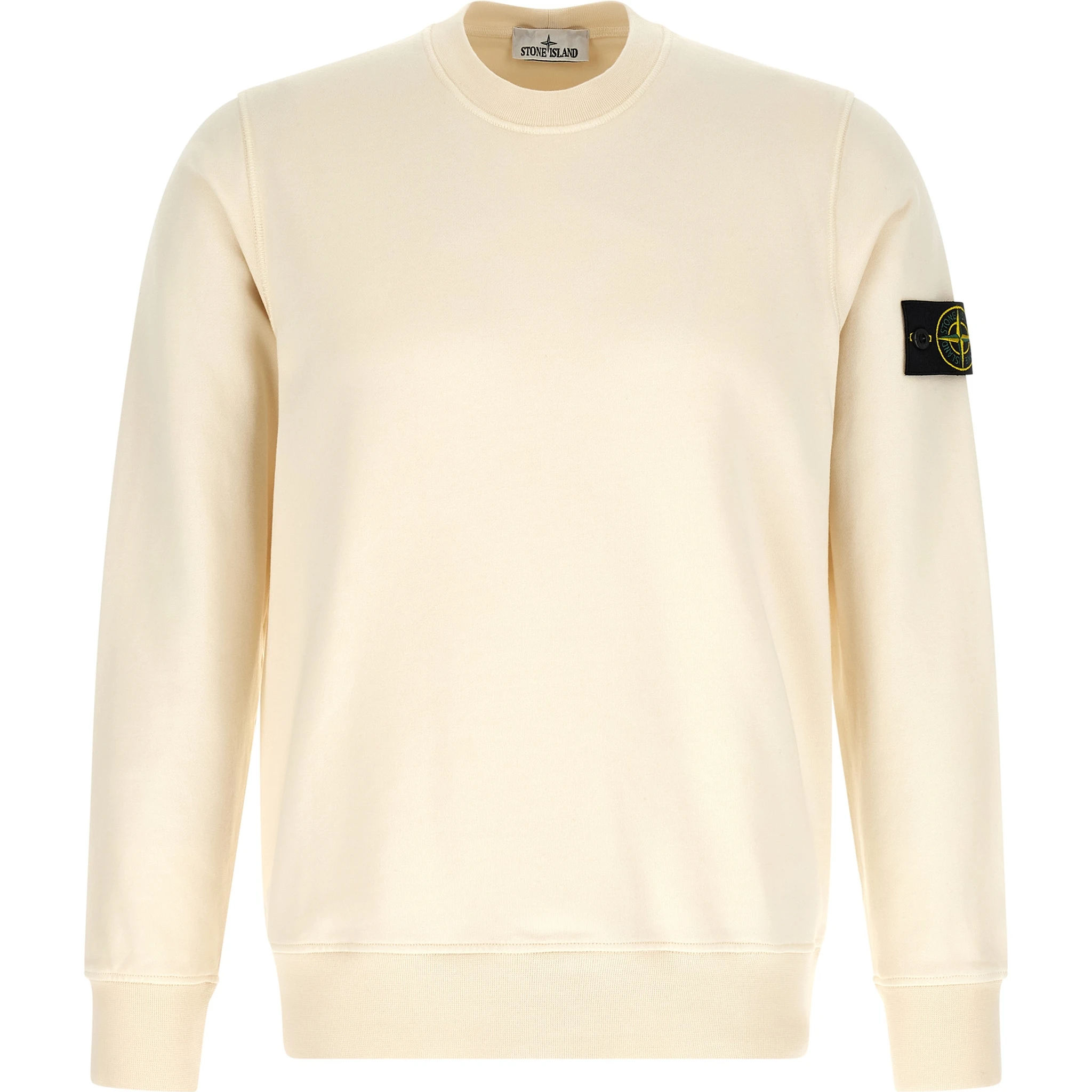 Beige Cotton Sweatshirt