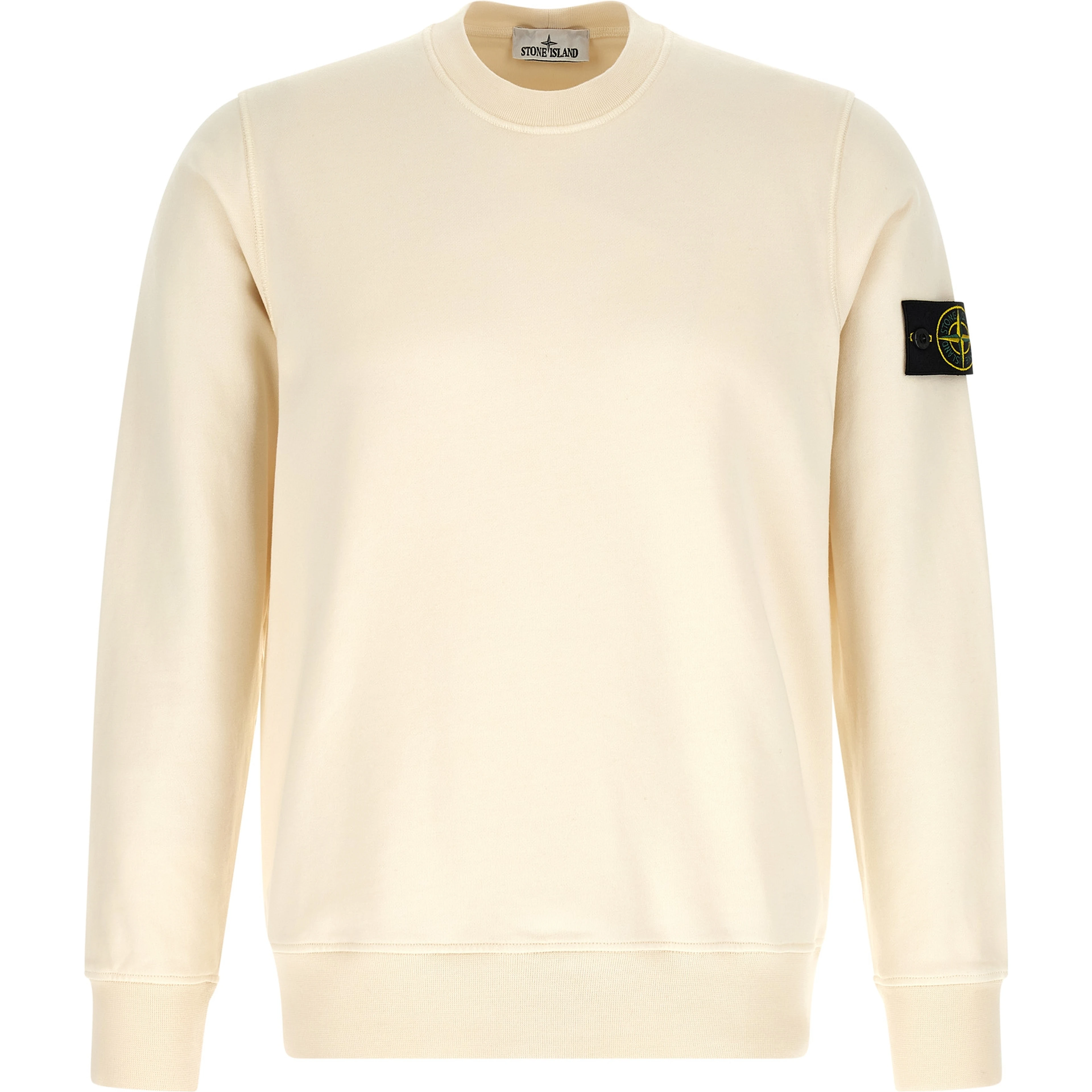 Beige Cotton Sweatshirt