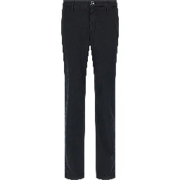 Blue Cotton Chino Pants