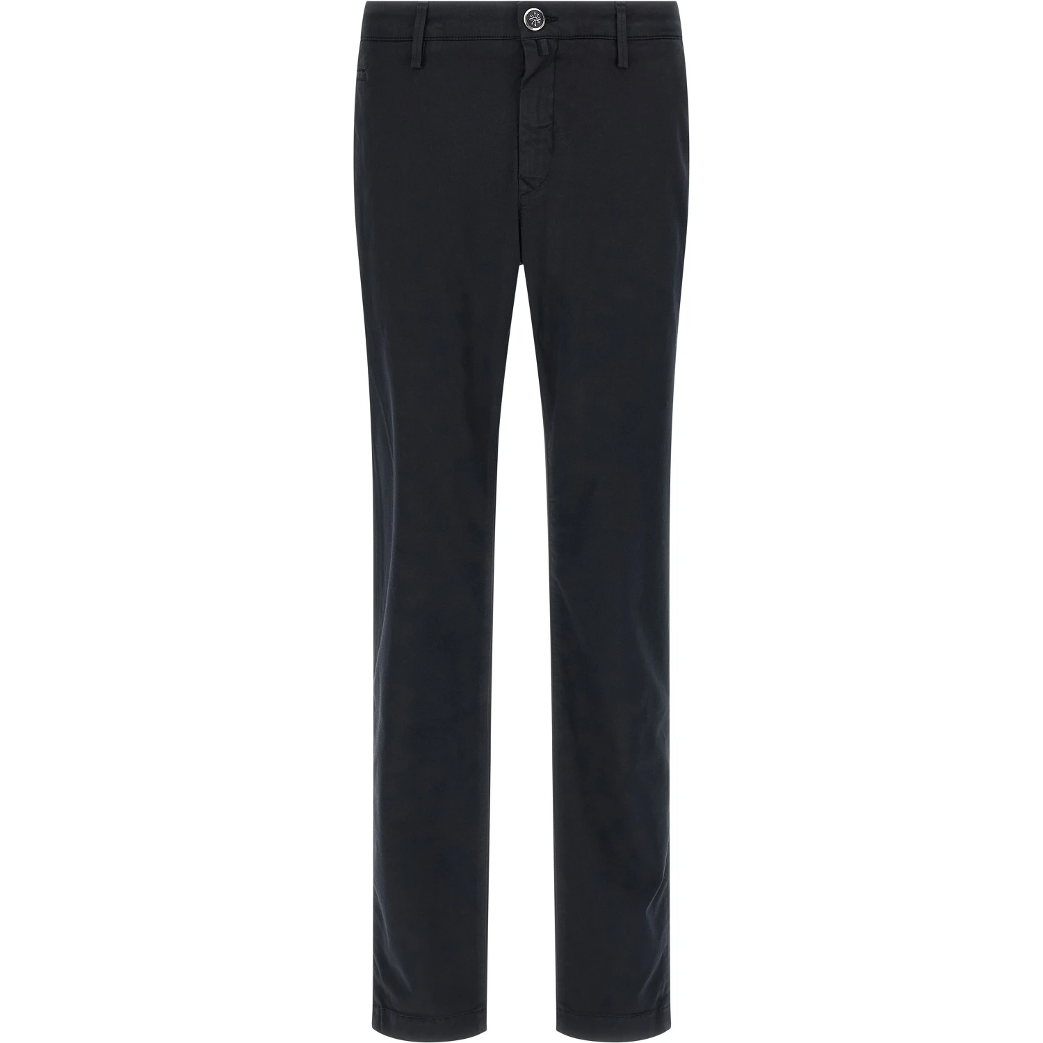 Blue Cotton Chino Pants