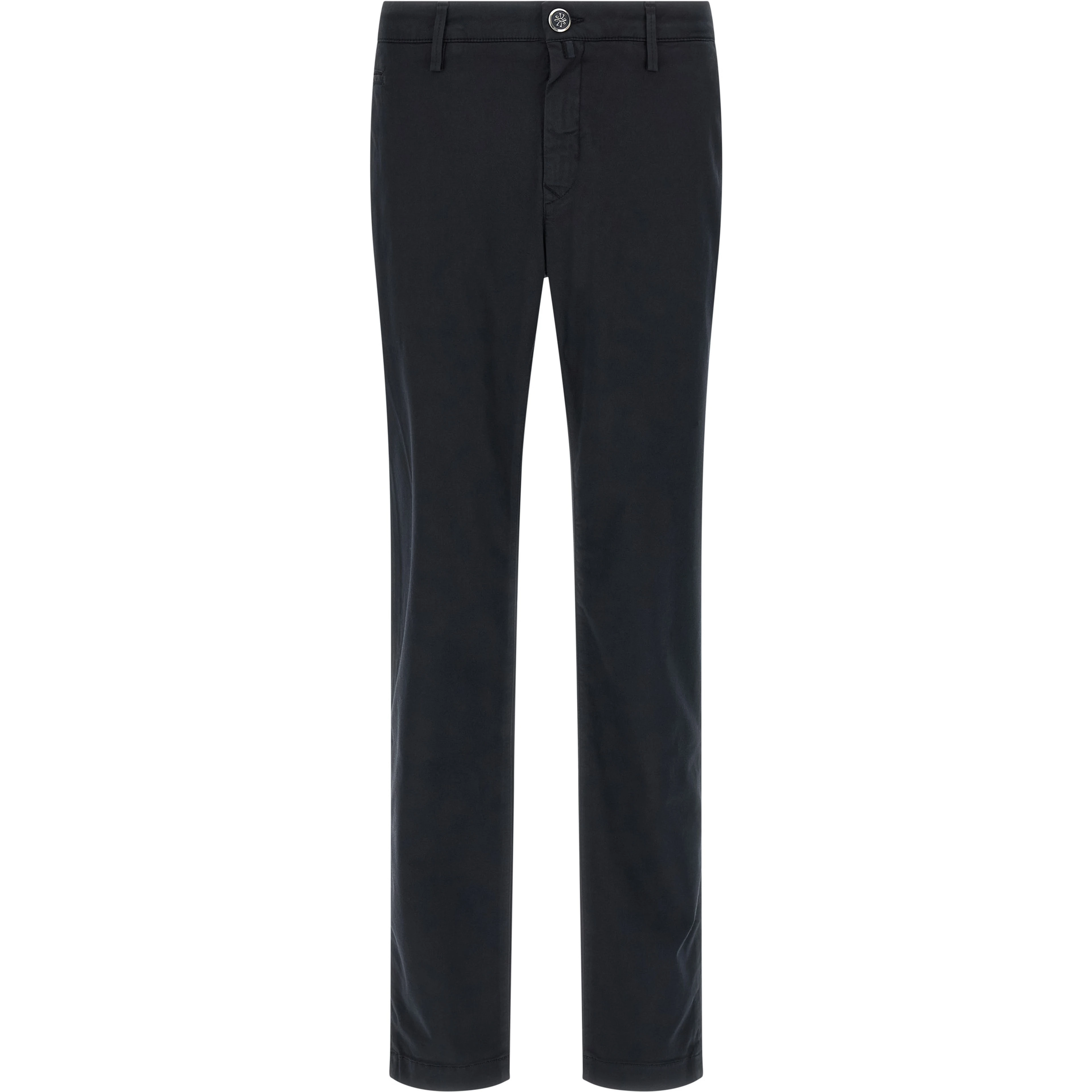 Blue Cotton Chino Pants