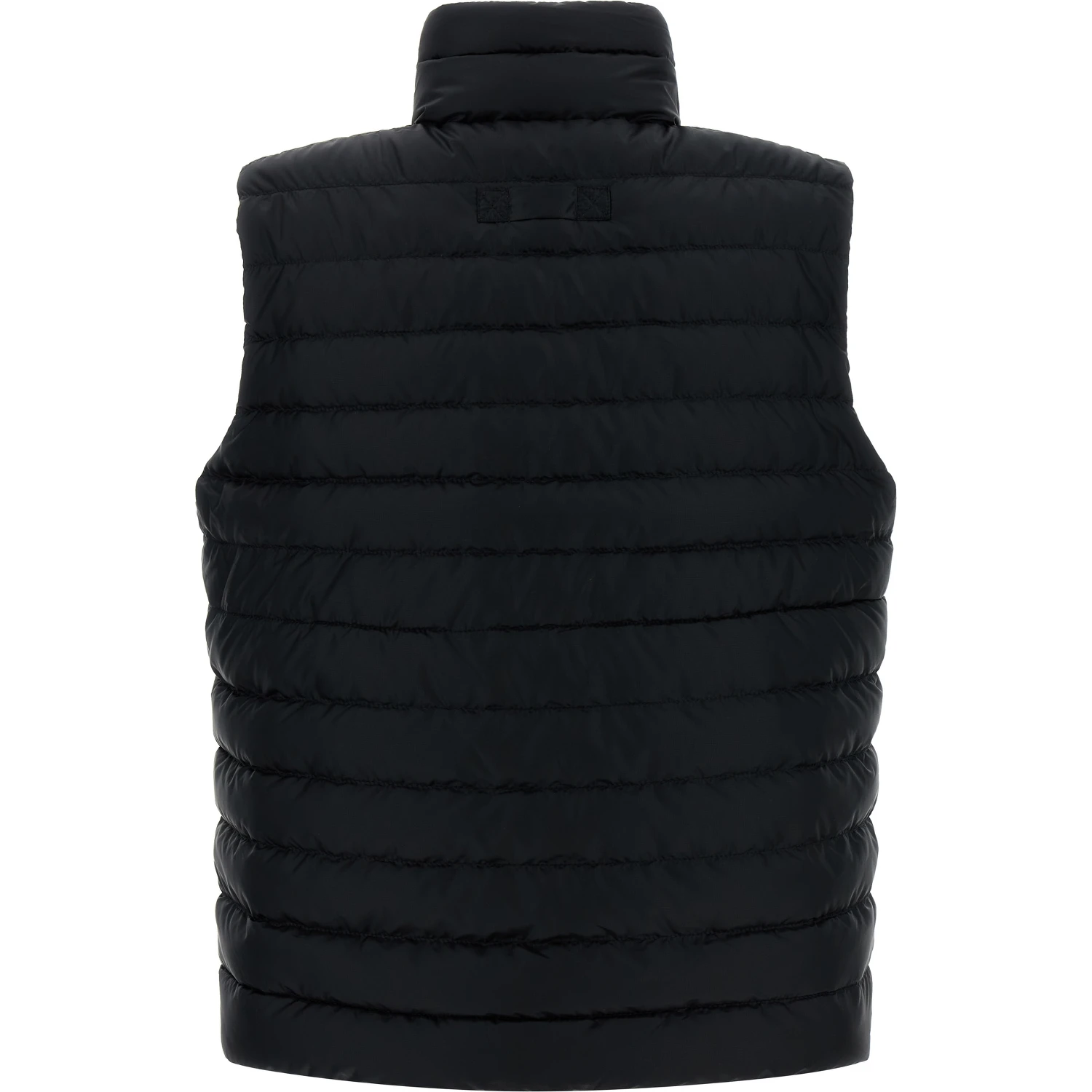 Black Polyamide Sleeveless Jacket