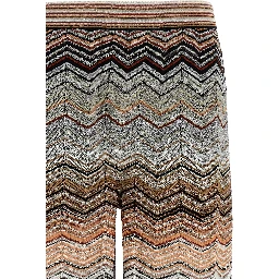 Multicolor Viscose Casual Pants